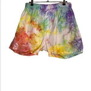Meeting Street Vintage Custom Tie Dye Boxer Shorts
 Size 36